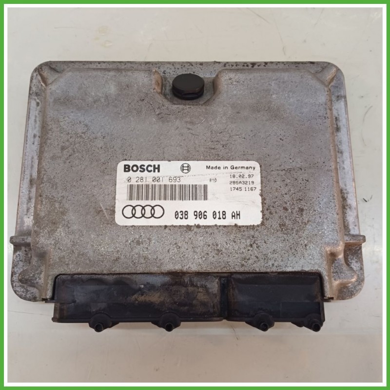 Centralina Motore Iniezione ECU BOSCH 0281001693 AUDI A3 8L 1.9 TDI 66kw 038906018BB 1996 2001