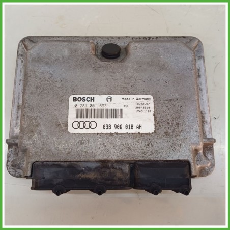 Centralina Motore Iniezione ECU BOSCH 0281001693 AUDI A3 8L 1.9 TDI 66kw 038906018BB 1996 2001