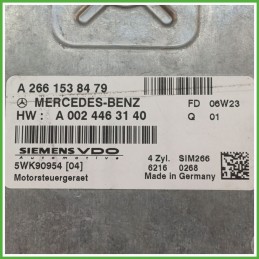 Centralina Motore Iniezione ECU SIEMENS 5WK90954 MERCEDES-BENZ Classe A W/C169 70kw A0004469640 2004 2013