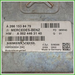 Centralina Motore Iniezione ECU SIEMENS 5WK90954 MERCEDES-BENZ Classe A W/C169 70kw A0004469640 2004 2013