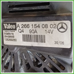 Alternatore VALEO SG9B079 MERCEDES-BENZ Classe A W/C169 A266154080280