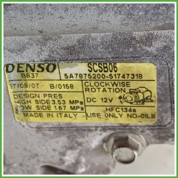 Compressore Clima AC Aria Condizionata DENSO SCSB06 LANCIA YPSILON TE 71785268