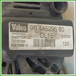 Alternatore VALEO TG15C023 CITROEN C3 1a Serie 5705NH