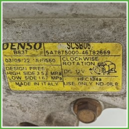 Compressore Clima AC Aria Condizionata DENSO 5A7875000 FIAT PUNTO 1N/1P 71785268