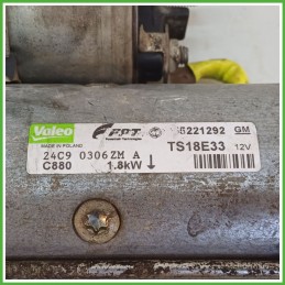 Motorino Avviamento VALEO TS18E33 OPEL CORSA S07 93190320