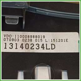 Quadro strumenti contachilometri tachimetro VDO 110008988019 OPEL CORSA X01 1.2 16V 9194496