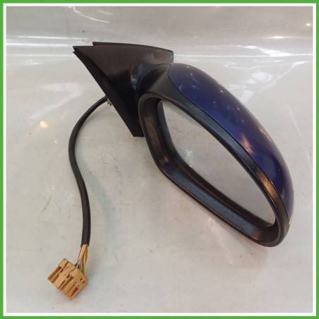 Specchio Specchietto Retrovisore Destro DX BLU SEAT IBIZA 6L 2001 2009 FICOSA FICOMIRRORS Originale Usato