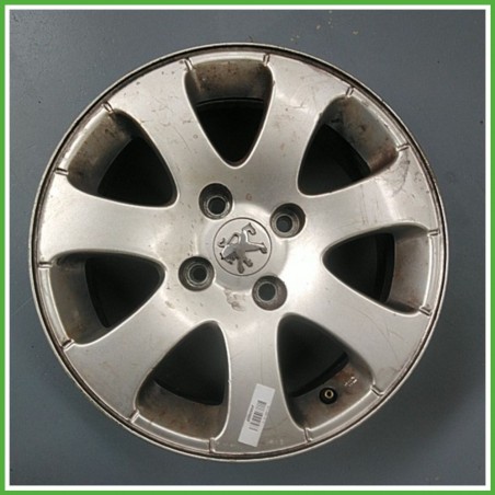 Cerchio Singolo in Lega PEUGEOT 307 (dal 04/2001 al 12/2006) 15 pollici 15" 6.0J 4x108 ET 27 originale usato al pz
