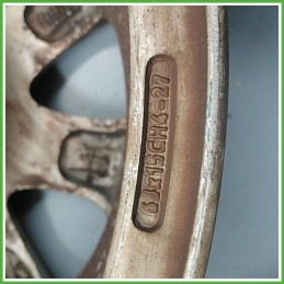 Cerchio Singolo in Lega PEUGEOT 307 (dal 04/2001 al 12/2006) 15 pollici 15" 6.0J 4x108 ET 27 originale usato al pz