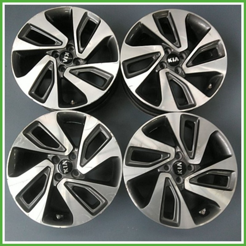 Cerchi in Lega KIA RIO 3a Serie (dal 01/2015) 17 pollici 17" 6.5J 4x100 ET 43 4pz originali usati