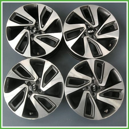 Cerchi in Lega KIA RIO 3a Serie (dal 01/2015) 17 pollici 17" 6.5J 4x100 ET 43 4pz originali usati