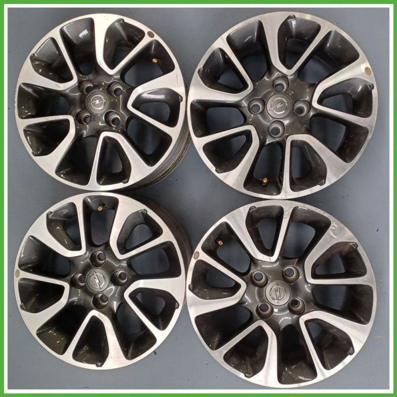 Cerchi in Lega OPEL KARL ROCKS (dal 03/2017) 15 pollici 15" 6.0J 4x100 ET 45 4pz originali usati