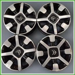 Cerchi in Lega CITROEN C4 CACTUS (dal 05/2014 al 01/2019) 17 pollici 17" 6.5J 4x108 ET 19 4pz originali usati