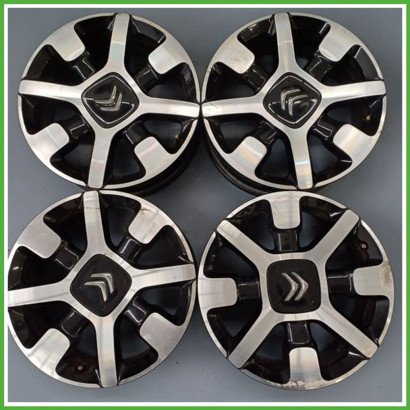 Cerchi in Lega CITROEN C4 CACTUS (dal 05/2014 al 01/2019) 17 pollici 17" 6.5J 4x108 ET 19 4pz originali usati