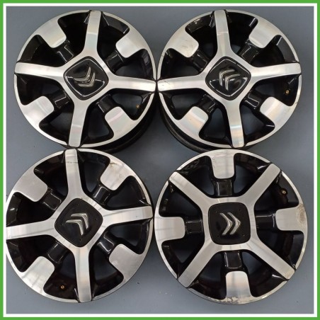 Cerchi in Lega CITROEN C4 CACTUS (dal 05/2014 al 01/2019) 17 pollici 17" 6.5J 4x108 ET 19 4pz originali usati