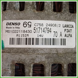 Alternatore DENSO MS1022118430 FIAT PUNTO CLASSIC 2U 51714794