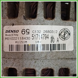 Alternatore DENSO MS1022118430 FIAT PUNTO EVO 3J 51714794