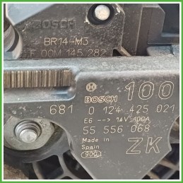 Alternatore BOSCH 0124425021 OPEL MERIVA X03 93180417