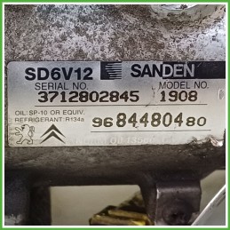 Compressore Clima AC Aria Condizionata SANDEN SD6V12 CITROEN C2 9800821980