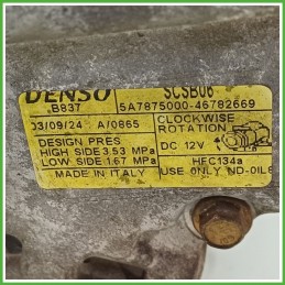Compressore Clima AC Aria Condizionata DENSO SCSB06 FIAT PUNTO EVO 3J 50541342