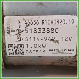 Motorino Avviamento HITACHI S114.949 FIAT PUNTO CLASSIC 2U 51833880
