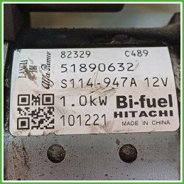 Motorino Avviamento HITACHI S114.947A FIAT PUNTO EVO 3J 51890632