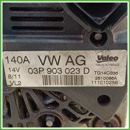 Alternatore VALEO TG14C036 VOLKSWAGEN POLO 6R 03P903023D