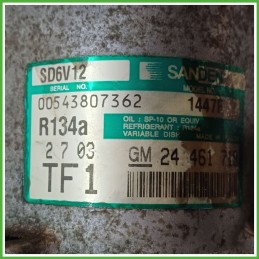 Compressore Clima AC Aria Condizionata SANDEN SD6V12 OPEL CORSA X01 9132918