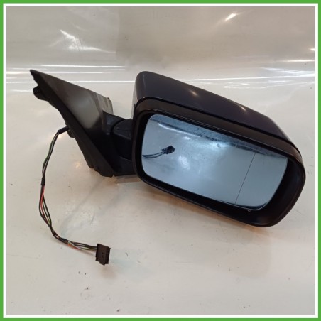 Specchio Specchietto Retrovisore Destro DX BLU BMW Serie 3 E46 1998 2001 Originale Usato