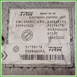 Centralina ABS Modulo Pompa TRW EBC430NG 71754798 LANCIA YPSILON TE Originale Usato