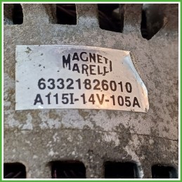 Alternatore MAGNETI MARELLI 63321826010 FIAT BRAVO 3L 51859058