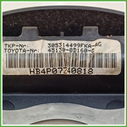 Airbag Guidatore Sinistro SX TOYOTA YARIS 1.4 451300D160B0 2005 2012