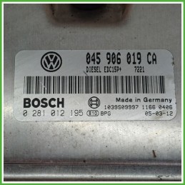 Centralina Motore Iniezione ECU BOSCH 0281012195 VOLKSWAGEN POLO 9N 1.4 TDI 59kw 045906019CA 2005 2009