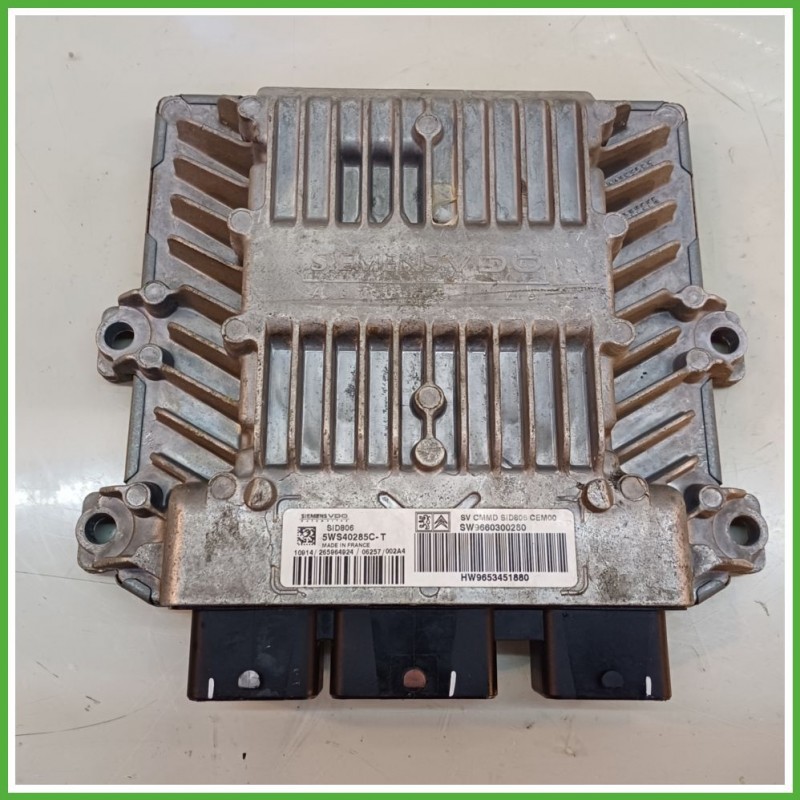 Centralina Motore Iniezione ECU SIEMENS 5WS40285C-T CITROEN C2 1.4 50kw 1940WS 2003 2010