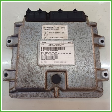 Centralina Motore Iniezione GAS METATRON 6A0-CNG FIAT PANDA 3U 1.2 44kw 51822896 2009 2011