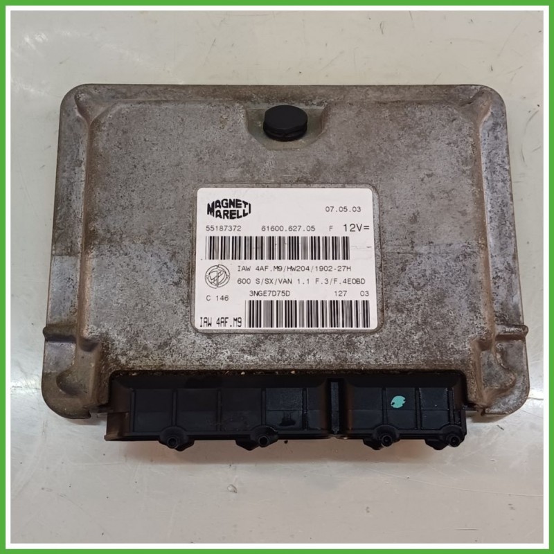 Centralina Motore Iniezione ECU MAGNETI MARELLI IAW4AF.M9 FIAT SEICENTO 1E 1.1 40kw 55187372 1998 2005