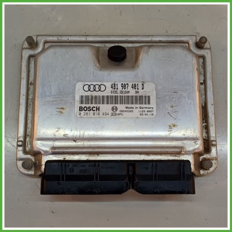 Centralina Motore Iniezione ECU BOSCH 0281010494 AUDI A6 4B 2.5 TDI 114kw 4B1907401D 2001 2005
