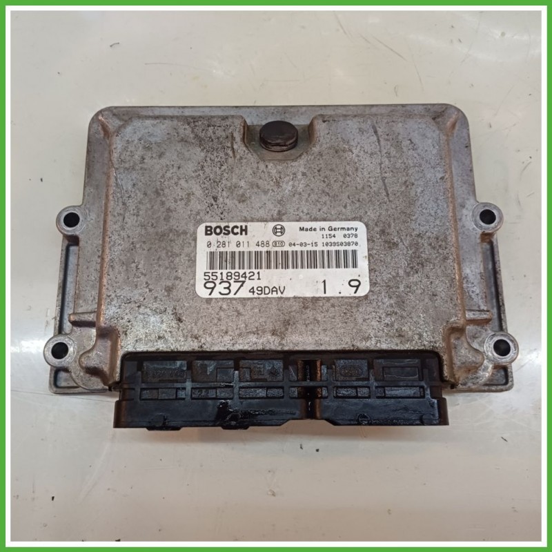 Centralina Motore Iniezione ECU BOSCH 0281011488 ALFA ROMEO 147 W8 1.9 JTD 85kw 55185365 2000 2006