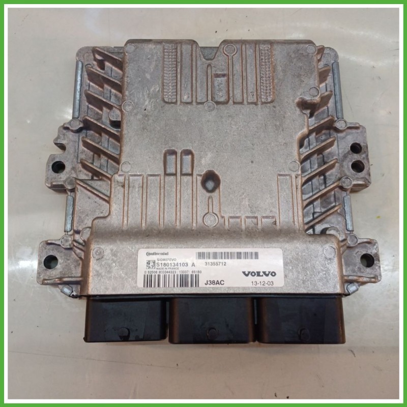 Centralina Motore Iniezione ECU CONTINENTAL S180134103A VOLVO V40 Cross Country 84kw 31355712 2012 2018