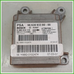 Centralina Airbag BOSCH 0285010110 PEUGEOT 207 1.4 6546J8 2006 2009