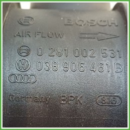Debimetro Misuratore Massa Aria BOSCH 0281002531 SEAT IBIZA 6L 1.4 TDI 038906461B 2001 2009