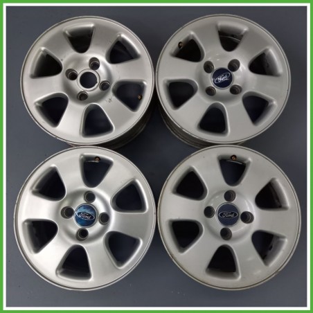 Cerchi in Lega FORD FIESTA (CBK) (dal 03/2002 al 12/2005) 15 pollici 15" 6.0J 4x108 ET 49.5 4pz originali usati