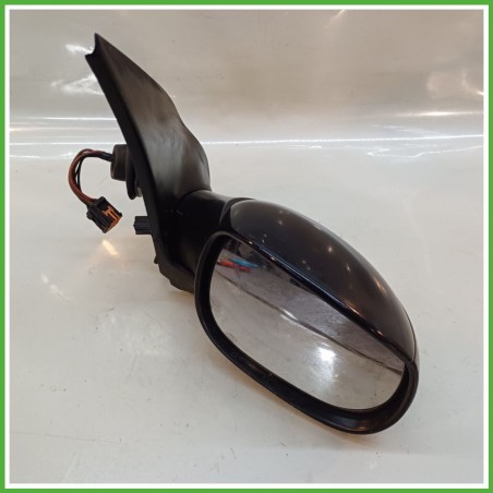 Specchio Specchietto Retrovisore Destro DX NERO PEUGEOT 206 1998 2009 MAGNETI MARELLI Originale Usato