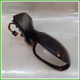 Specchio Specchietto Retrovisore Destro DX NERO PEUGEOT 206 1998 2009 MAGNETI MARELLI Originale Usato