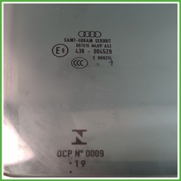 Cristallo Laterale Scendente Posteriore Destro DX AUDI Q5 FYB 5 Porte 80A845206B 2016 2021 SAINT-GOBAIN