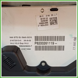 Quadro strumenti contachilometri tachimetro SAGEM 21672313-0 RENAULT CLIO 2a Serie 1.5 dCi 8200261119