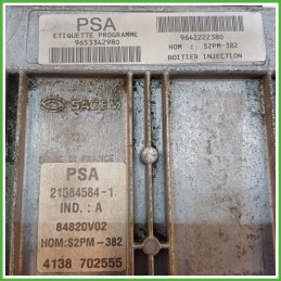 Centralina Motore Iniezione ECU SAGEM 21584584-1 PEUGEOT RANCH M59 1.4 55kw 1939TF 2002 2009