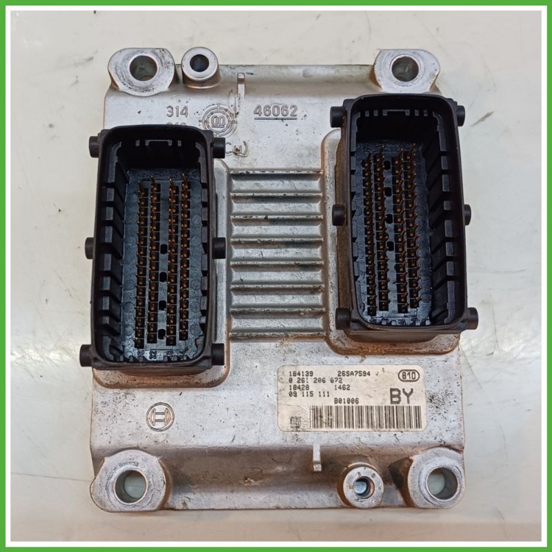 Centralina Motore Iniezione ECU BOSCH 0261206672 OPEL CORSA X01 1.0 12V 43kw 9164475 2000 2006