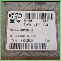 Centralina Motore Iniezione ECU MAGNETI MARELLI IAW4EF.G4 FIAT MULTIPLA 1F 1.6 16V 76kw 51779340 2004 2012