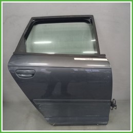Porta Portiera Sportello Posteriore Destra DX GRIGIO SCURO AUDI A3 8P Berlina 2003 2010 Originale Usato